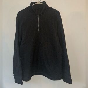 Men's Banana Republic Black Quarter-Zip Sweater Size L